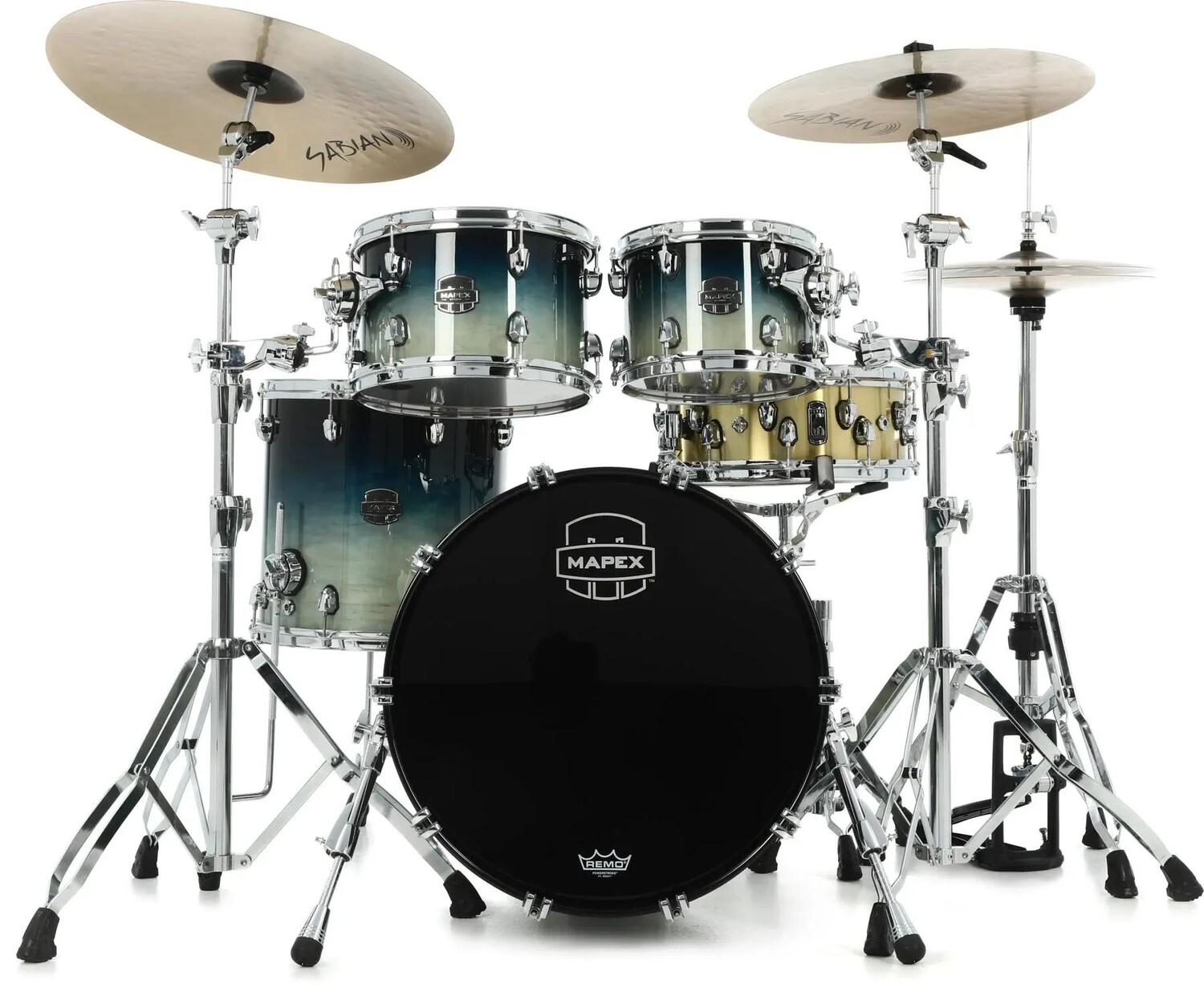 

Mapex Saturn Набор из 4 предметов Fusion Shell — темно-бирюзовый оттенок