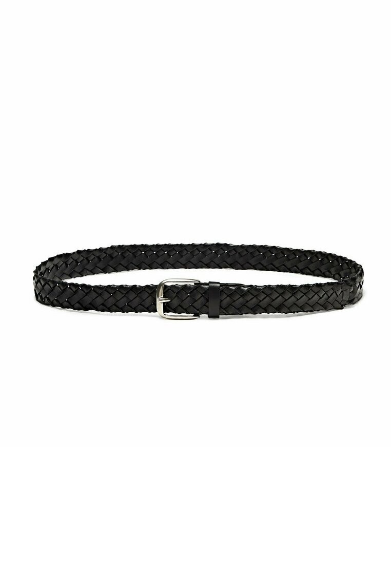 

Плетеный ремень Massimo Dutti, цвет black