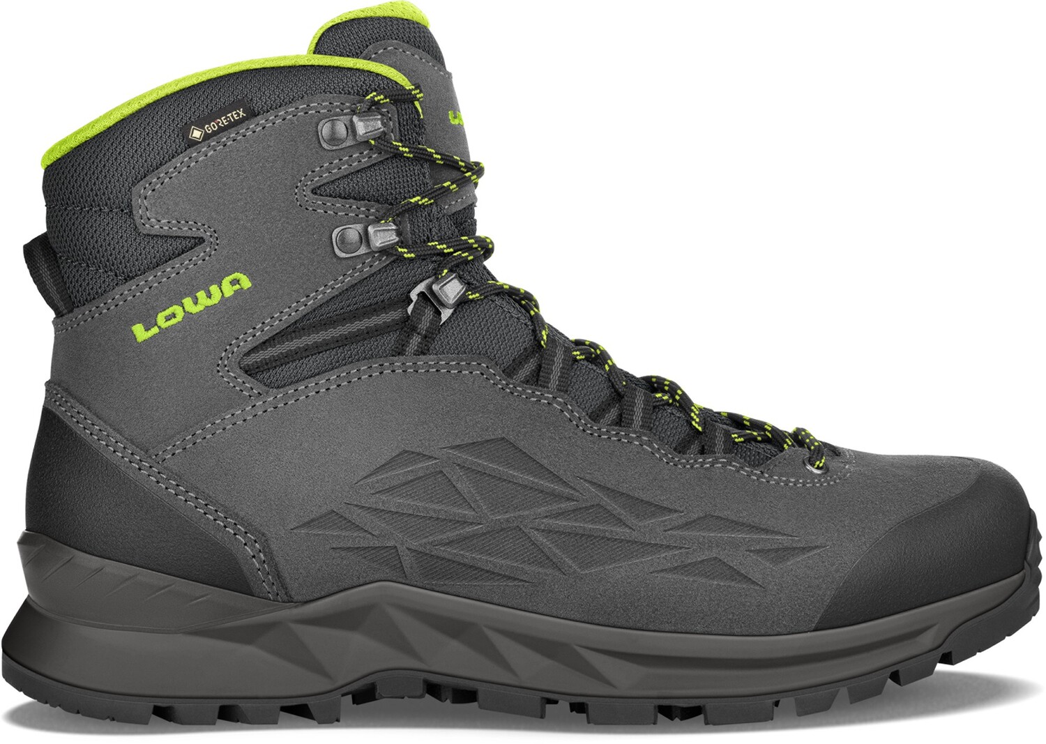 

Походные ботинки Explorer II GTX Mid — мужские Lowa, серый