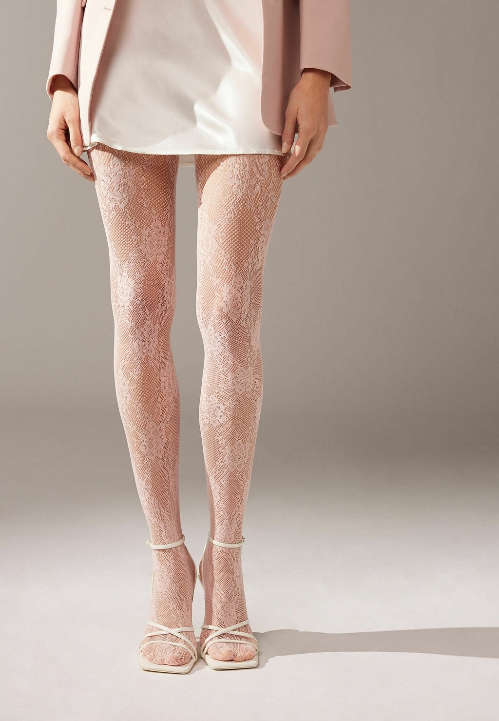 

Колготки FLOREAL Calzedonia, светло-розовый