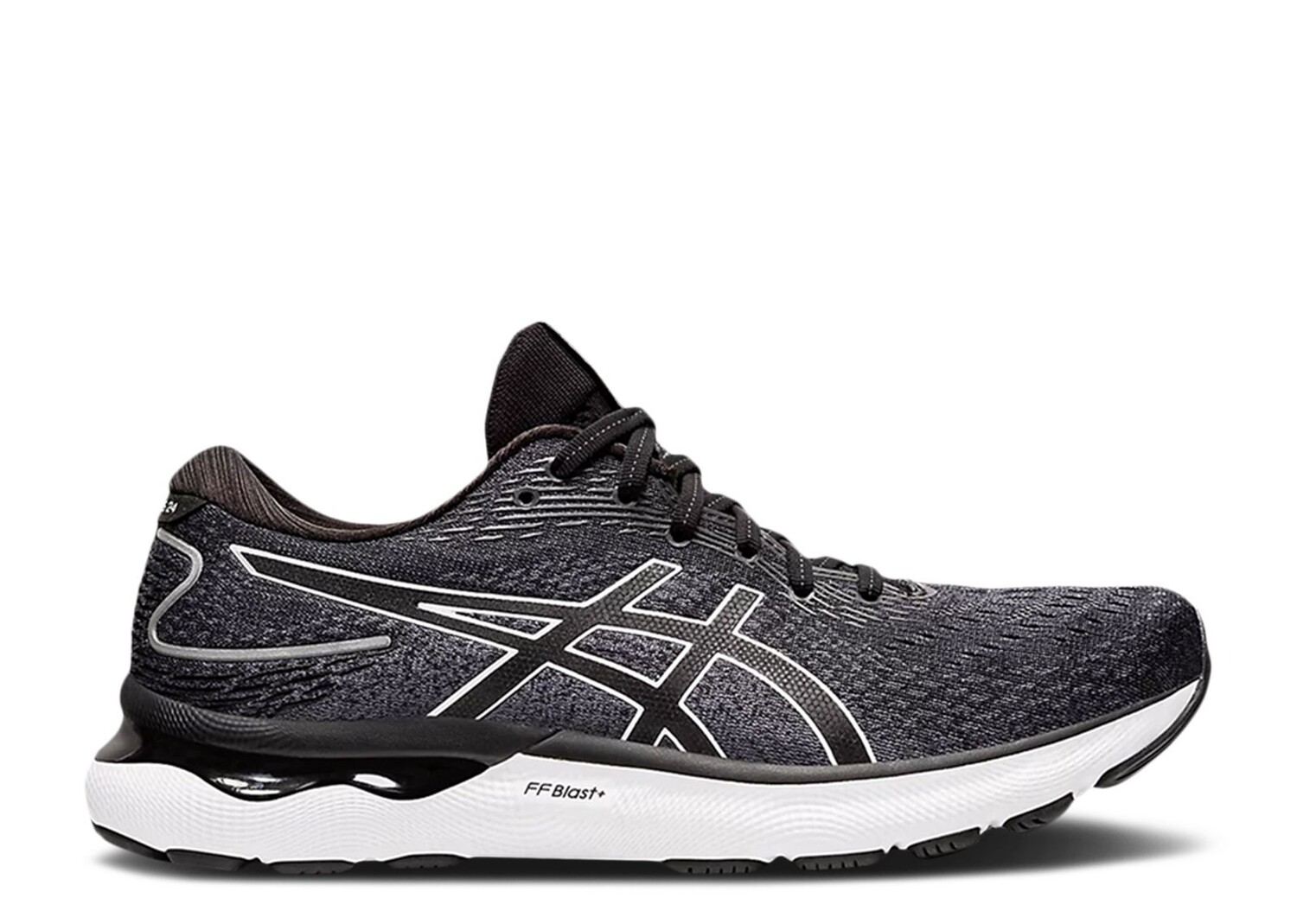 

Кроссовки ASICS Gel Nimbus 24 2E Wide 'Black White', черный