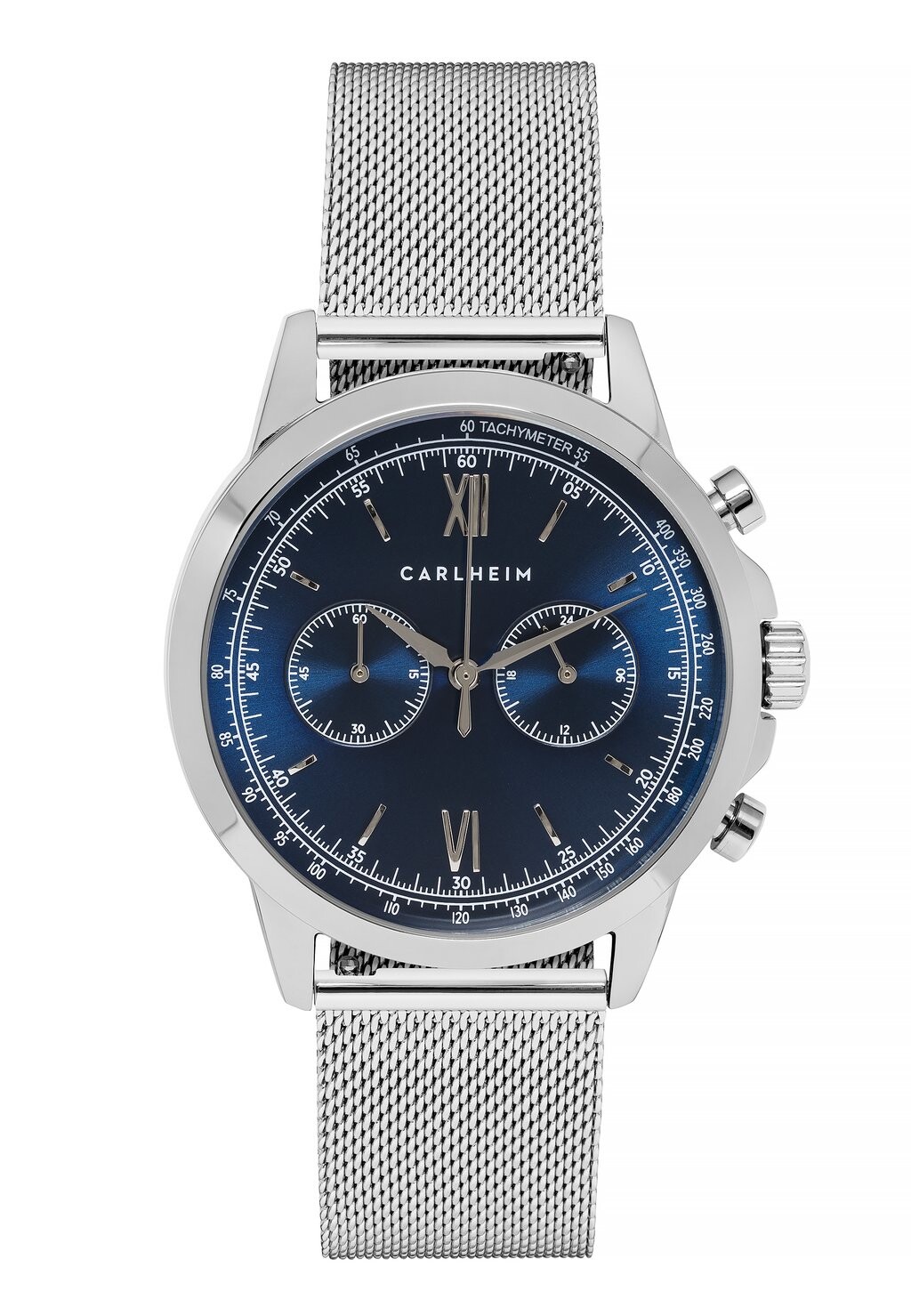

Хронограф Albin Carlheim, цвет silver/blue