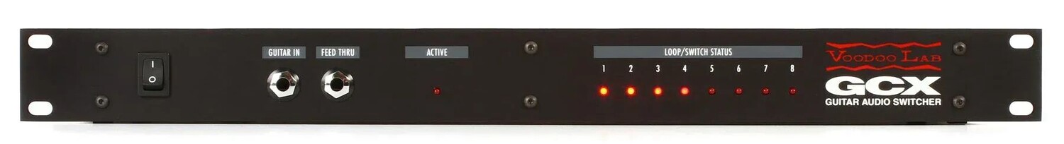 

8-контурный рэковый аудиокоммутатор Voodoo Lab GCX True Bypass