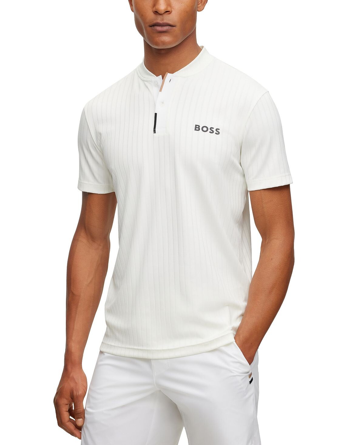 

Мужская рубашка поло приталенного кроя BOSS X Matteo Berrettini Hugo Boss