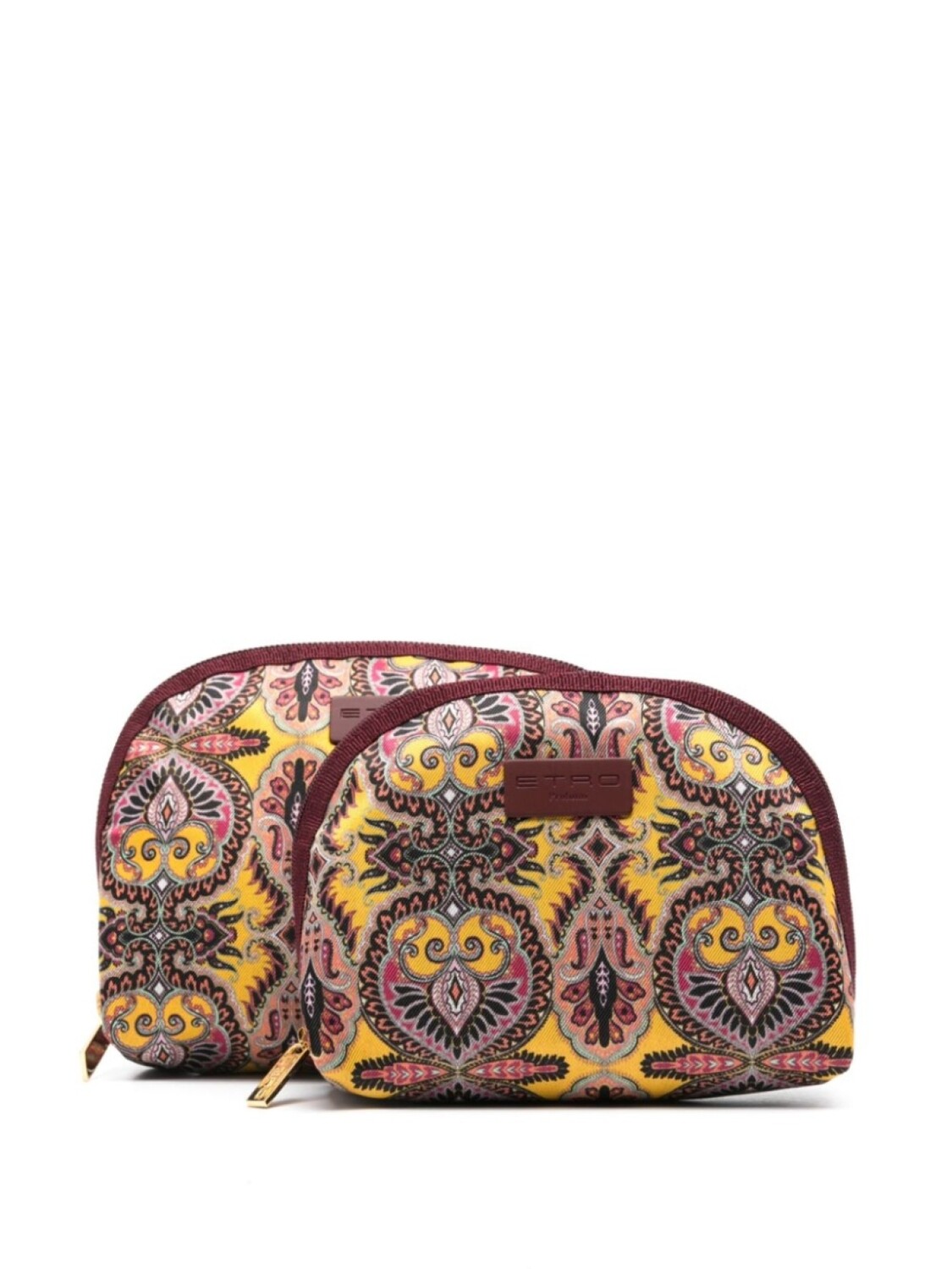 

ETRO несессеры с принтом пейсли (набор из двух штук), желтый