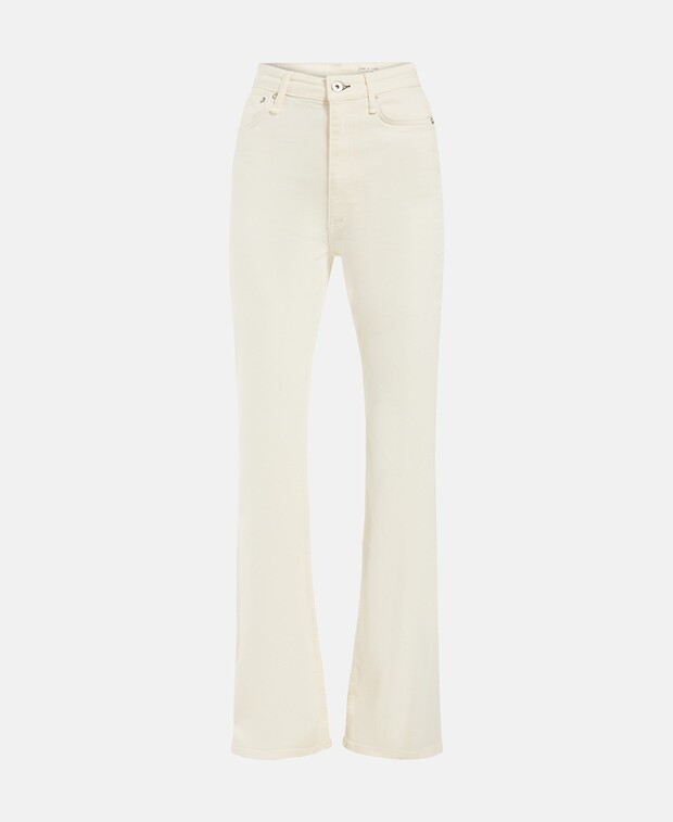 

Джинсы с вырезом Rag & Bone, экрю