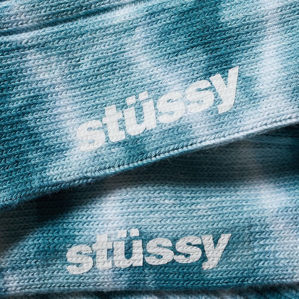 

Носки Stussy Dyed Rib Crew Sock