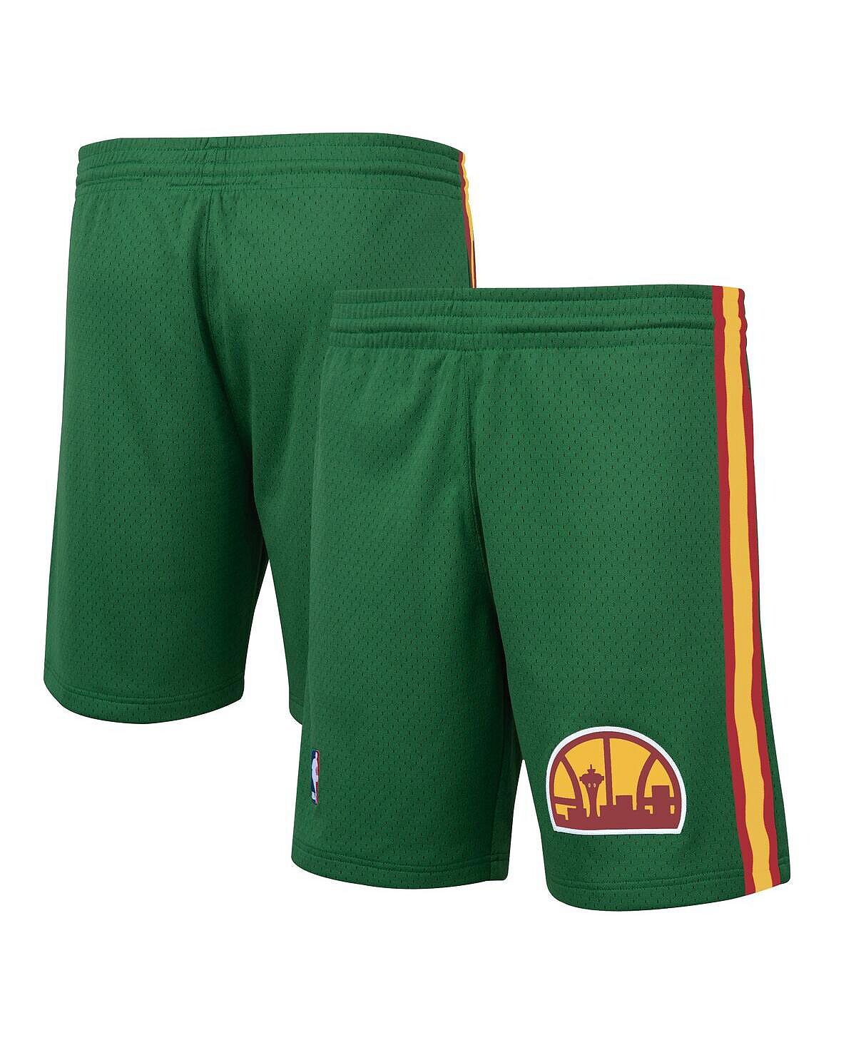 

Мужские зеленые шорты seattle supersonics hardwood classic reload swingman Mitchell & Ness, зеленый