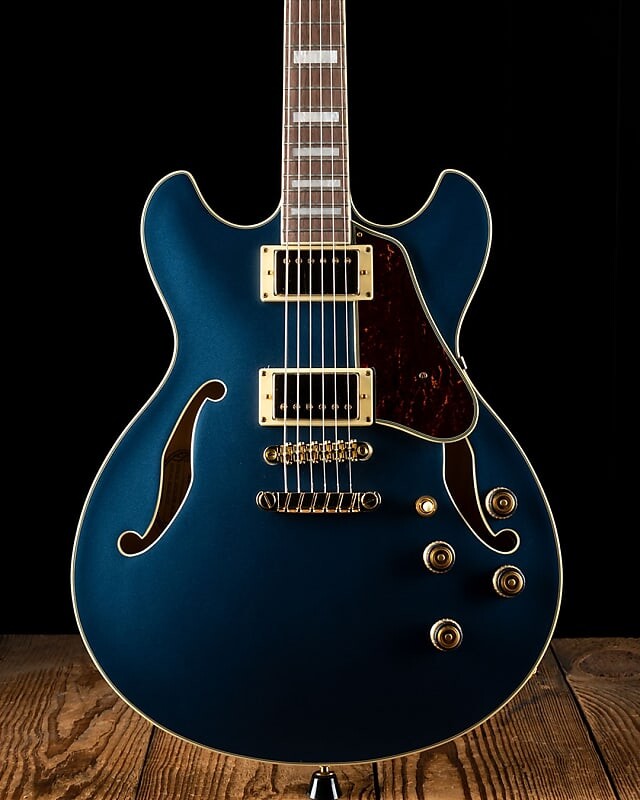

Гитара Ibanez AS73G Artcore, берлинский синий металлик