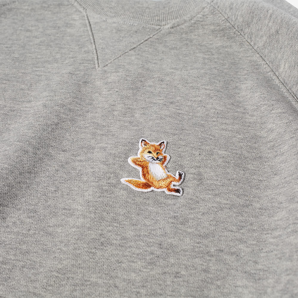 

Толстовка Maison Kitsune Chillax Fox Patch Classic Crew Sweat, Серый