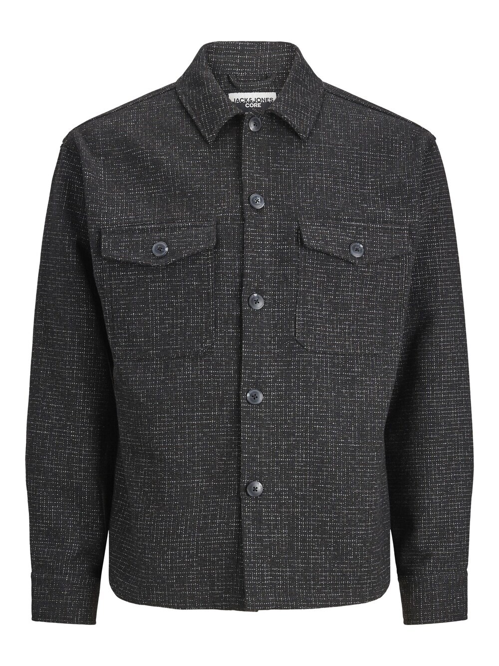 

Рубашка на пуговицах стандартного кроя JACK & JONES, черный