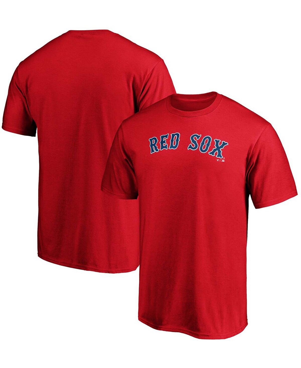 

Мужская футболка red boston red sox с официальным логотипом wordmark Fanatics, красный