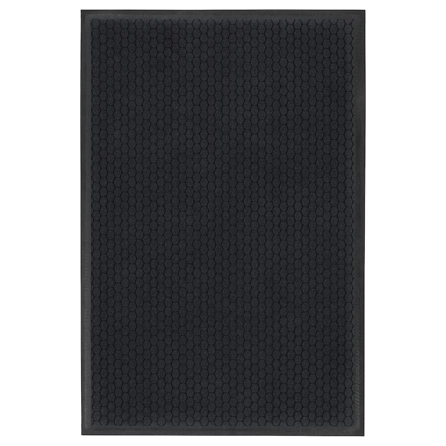 

Коврик придверный Ikea Vattenverk 100х150 см, темно-серый