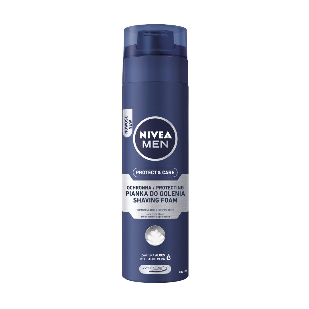 

Nivea Men Protect & Care защитная пена для бритья 200мл