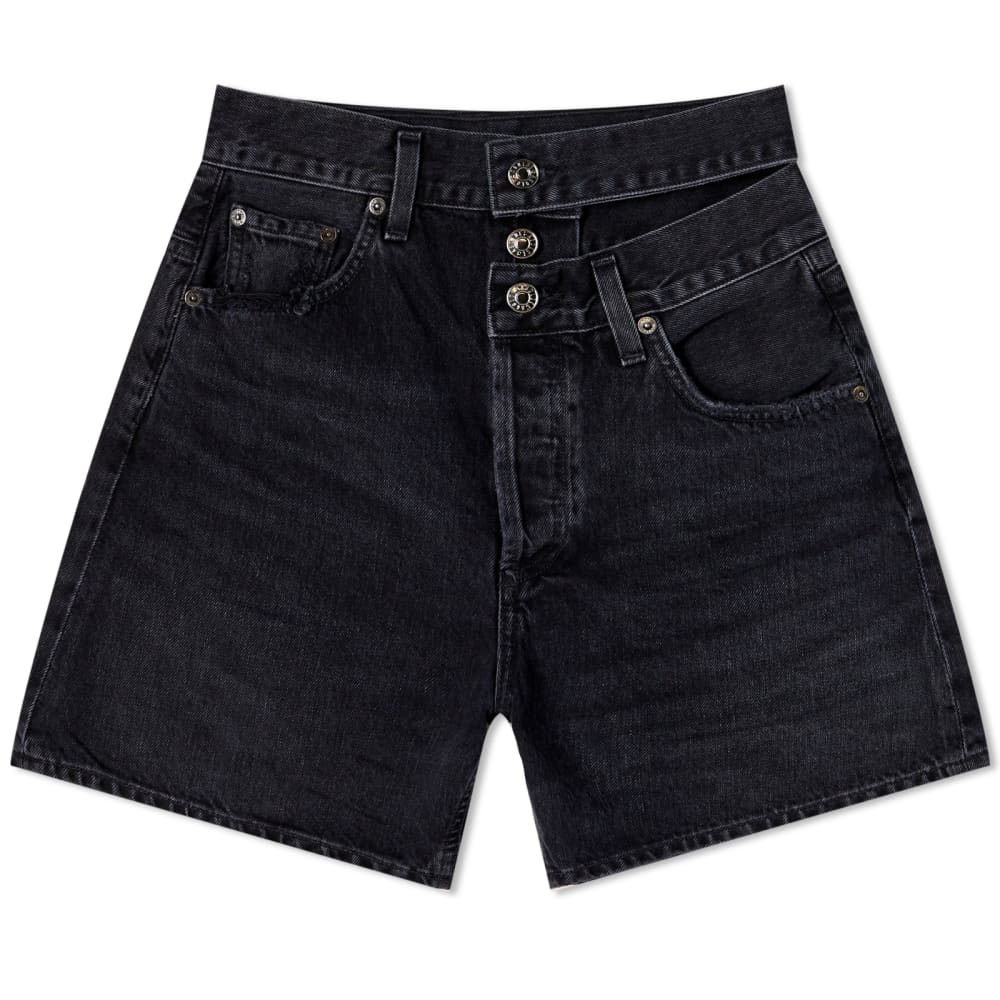 Agolde Broken Waistband Denim Short