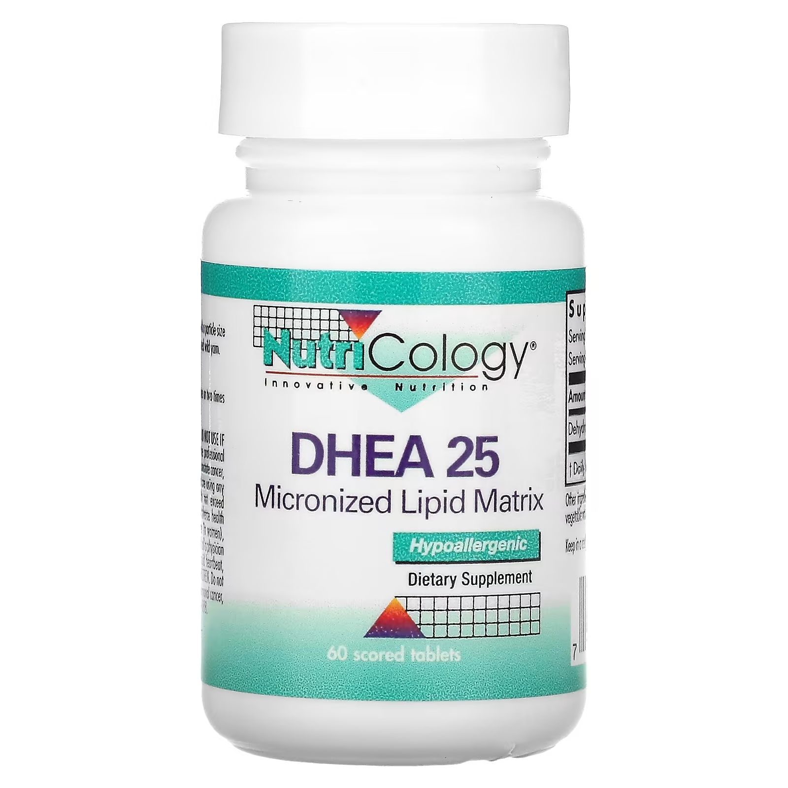 Nutricology DHEA 25, 60 таблеток