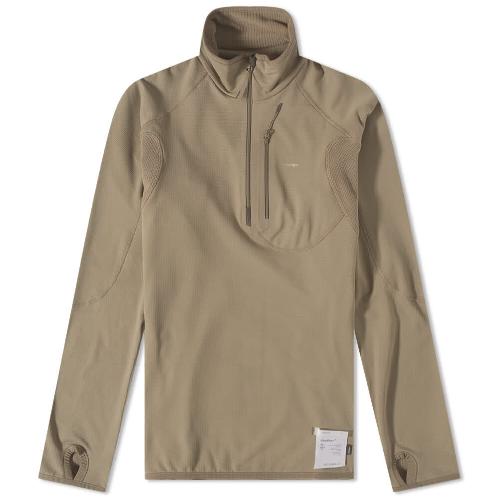 

Толстовка Satisfy Ghostfleece Half Zip, Серый