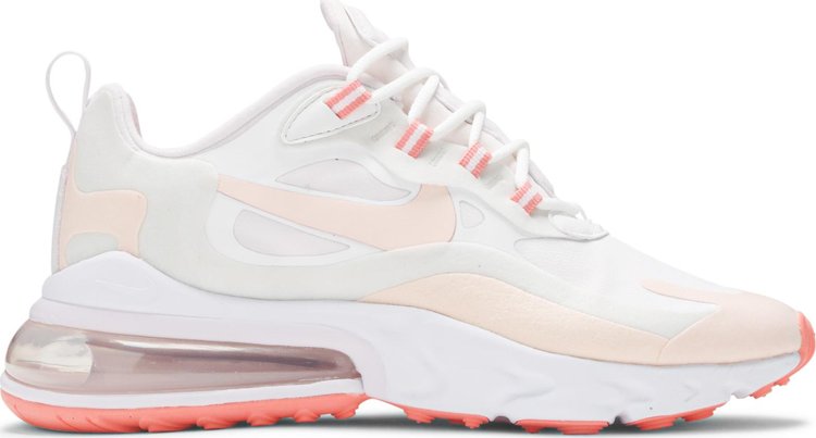 Кроссовки Nike Wmns Air Max 270 React 'Crimson Tint', белый - фото