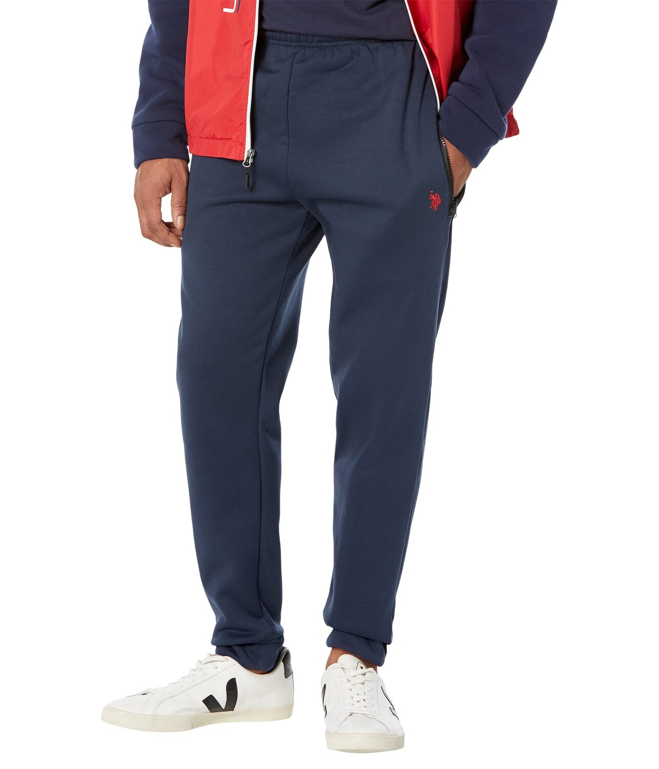 

Брюки U.S. POLO ASSN., Zip Pocket Fleece Pants, Серый