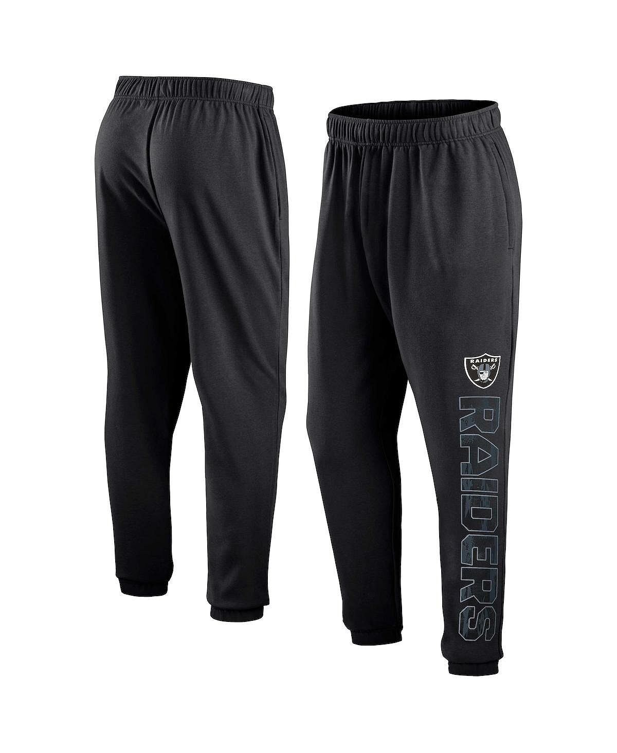 

Мужские фирменные черные спортивные штаны las vegas raiders wordmark logo Fanatics, черный