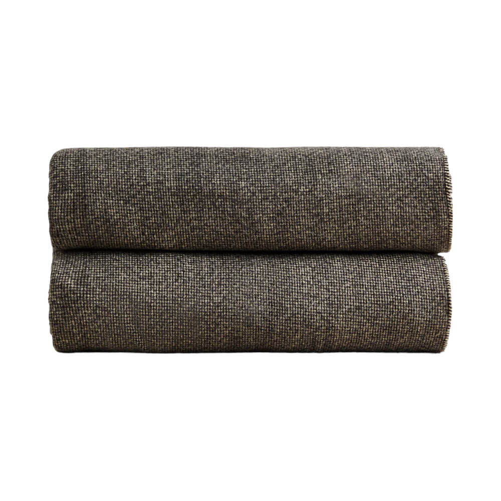 

Плед Zara Home Soft-touch, черно-синий