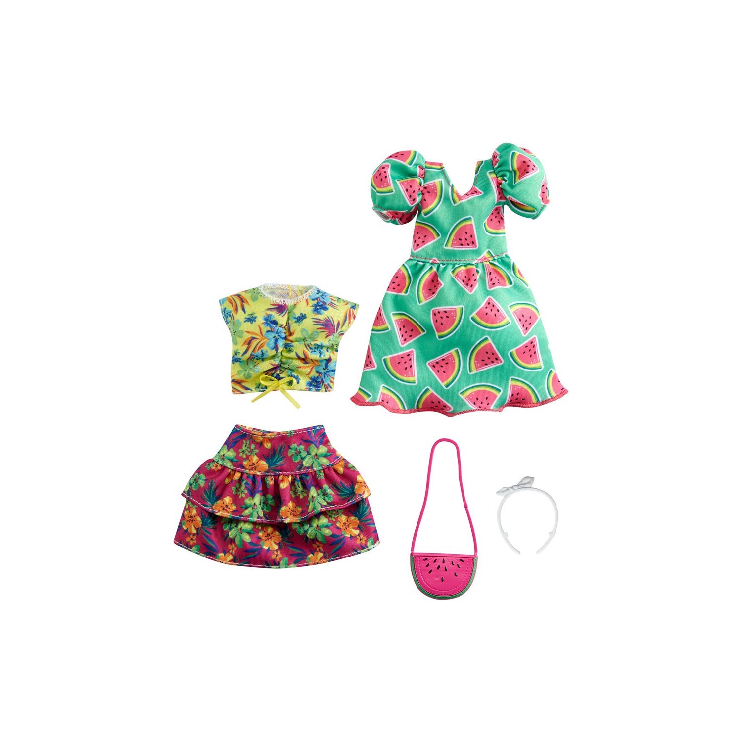 

Barbie Коллекция одежды Barbie, двойная упаковка, арбузное платье GRC85