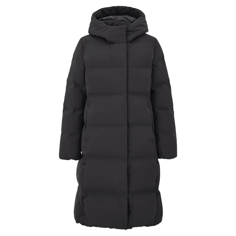

Пуховик Uniqlo Seamless Down Long, черный
