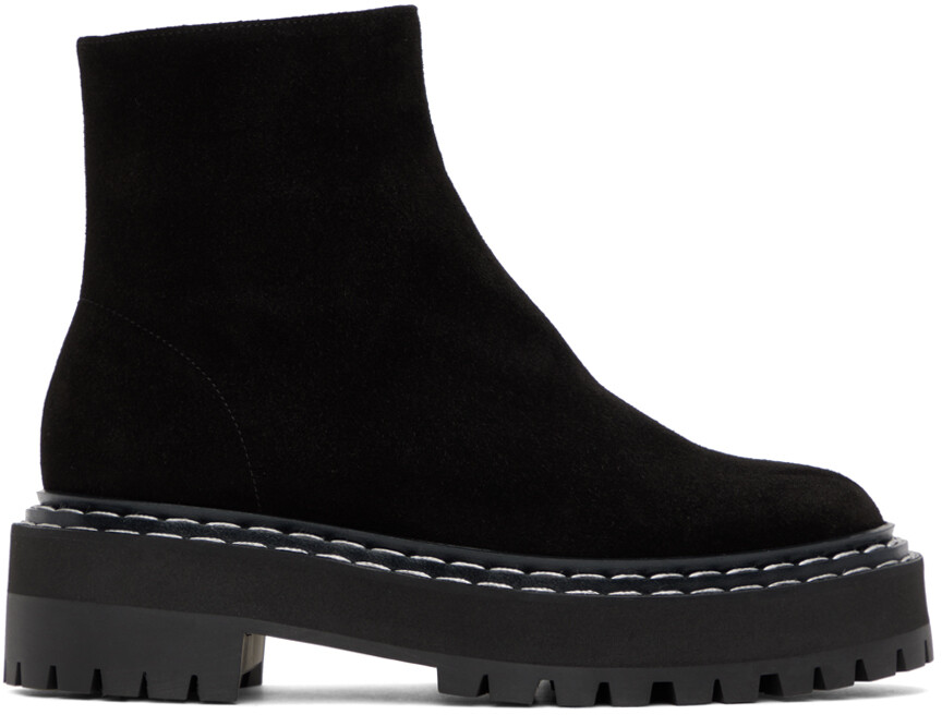 

Ботинки на платформе Black Lug Sole Proenza Schouler