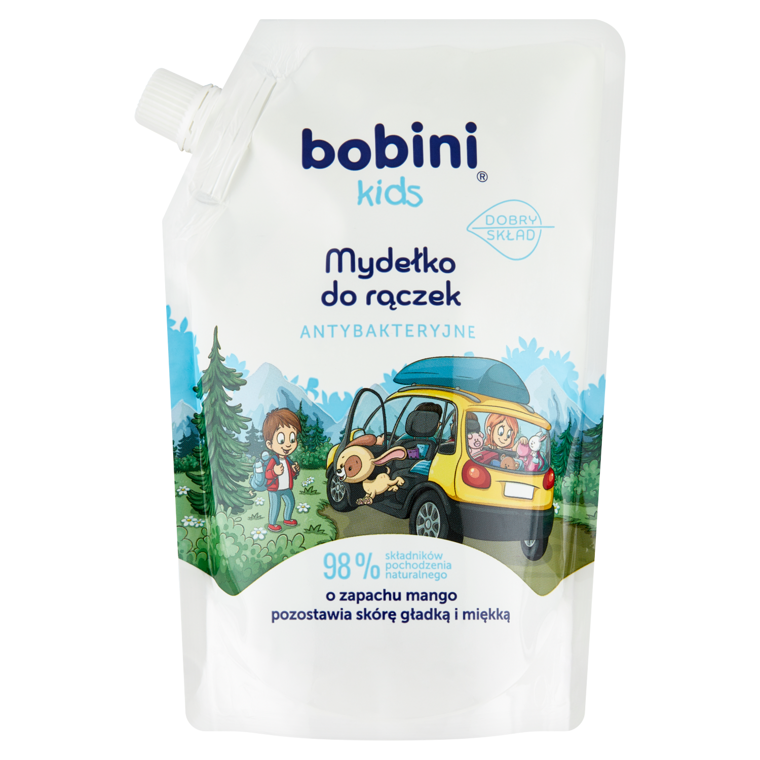 Bobini Kids сменный блок антибактериального мыла для рук для детей, 300 мл