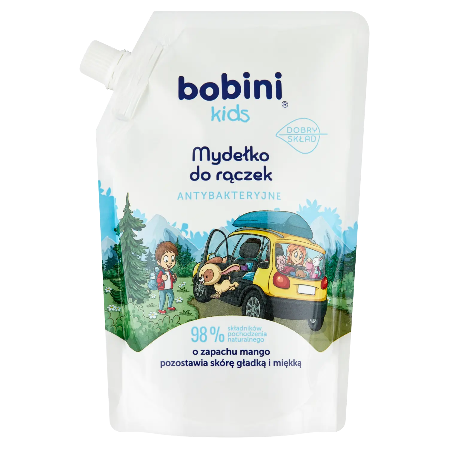 

Bobini Kids сменный блок антибактериального мыла для рук для детей, 300 мл