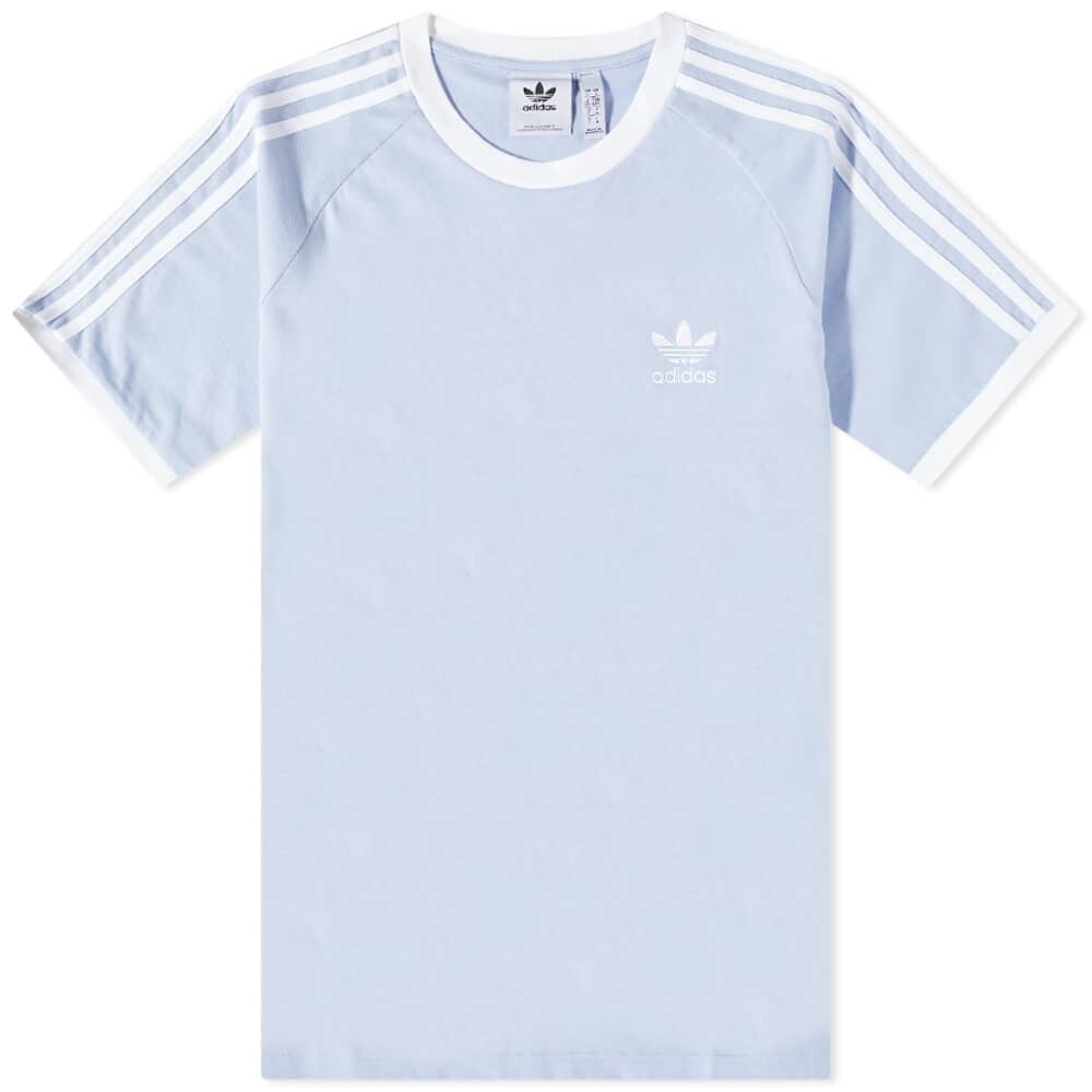

Футболка Adidas 3 Stripes, голубой, Синий