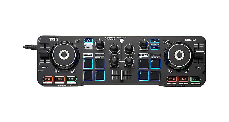 цена Hercules DJControl Starlight — компактный DJ-контроллер с Serato DJ Lite