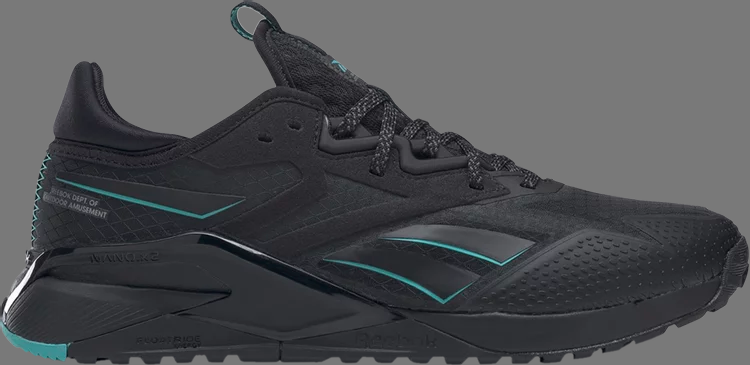 Кроссовки wmns nano x2 tr adventure 'black classic teal' Reebok, черный - фото