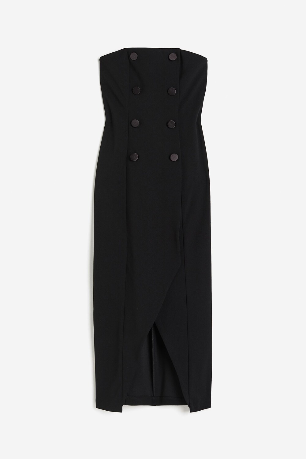 

Платье H&M Double-breasted Bandeau, черный