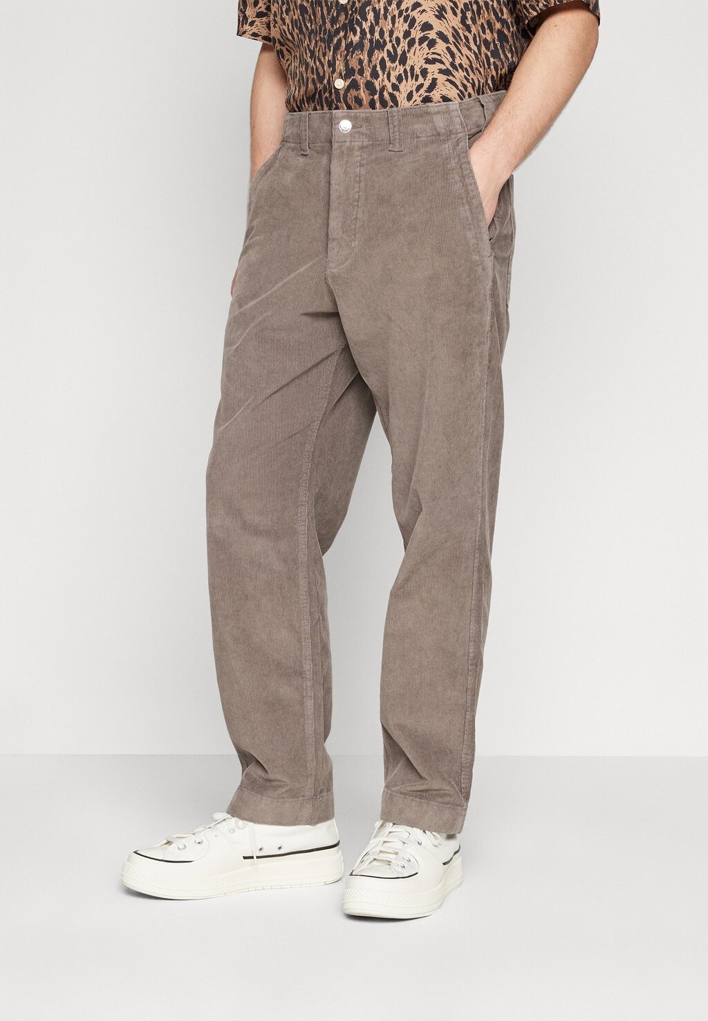 

Брюки Trouser Abercrombie & Fitch, коричневый