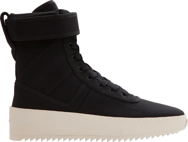 

Кроссовки Fear of God Military Sneaker Black Nylon, черный