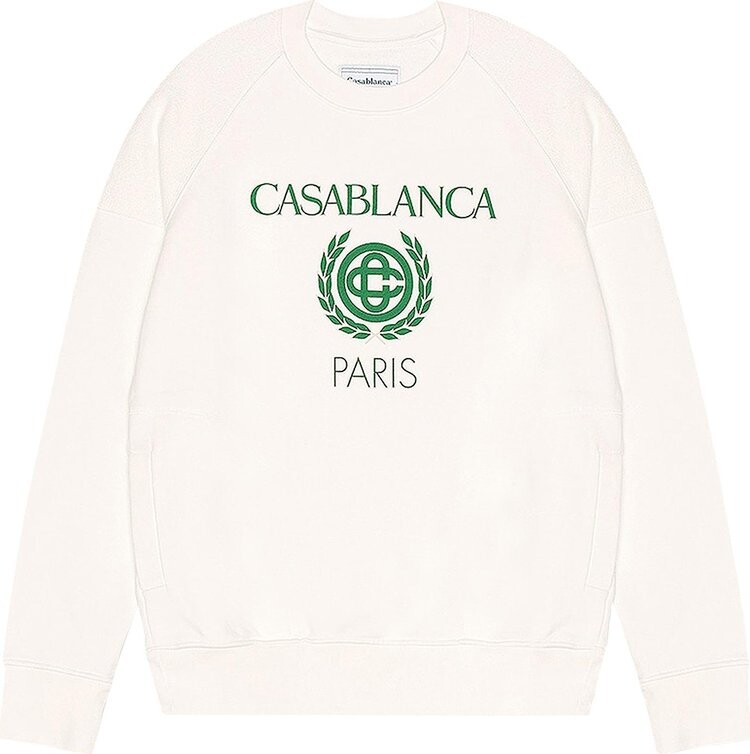 

Толстовка Casablanca Reverse Loopback Panel Sweatshirt 'Off White', кремовый