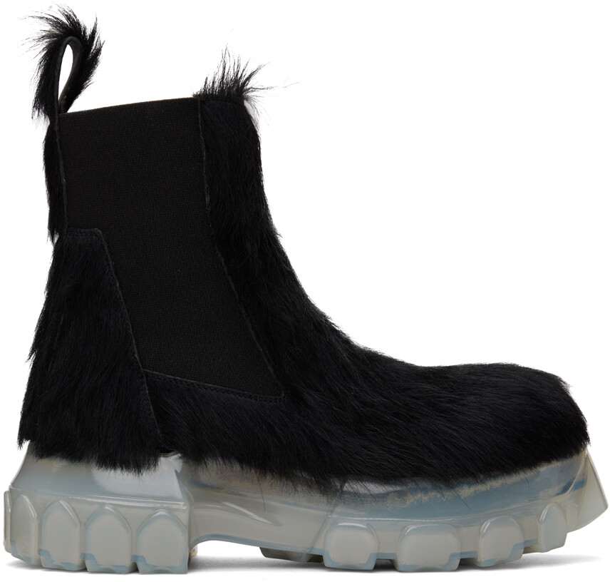 

Черные ботинки Beatles на платформе Rick Owens
