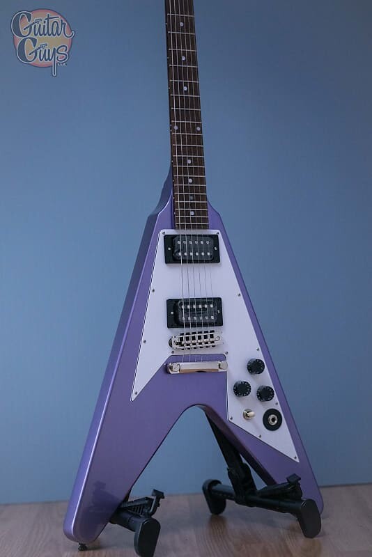 

Электрогитара Epiphone Kirk Hammett 1979 Flying V Purple Metallic