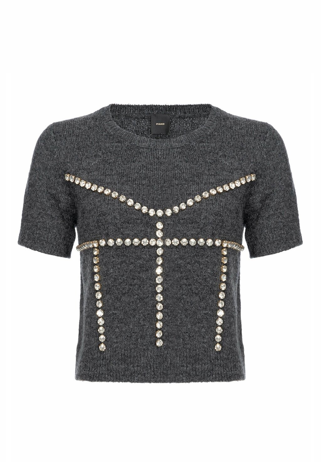 

Футболка с принтом Medusa Pinko, цвет dark grey