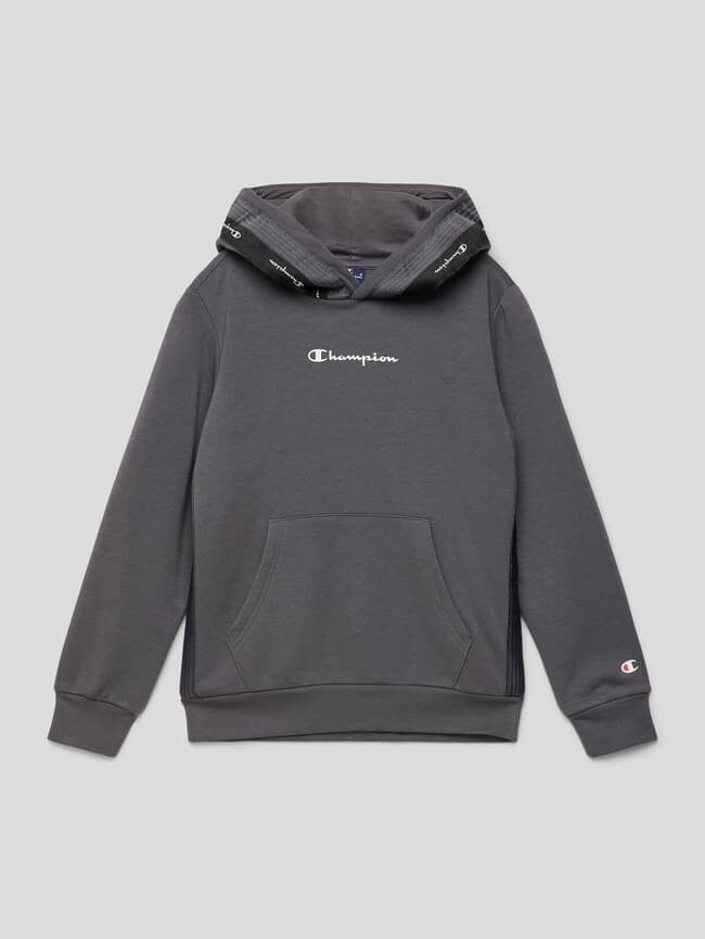 

Толстовка с принтом этикетки CHAMPION, графит