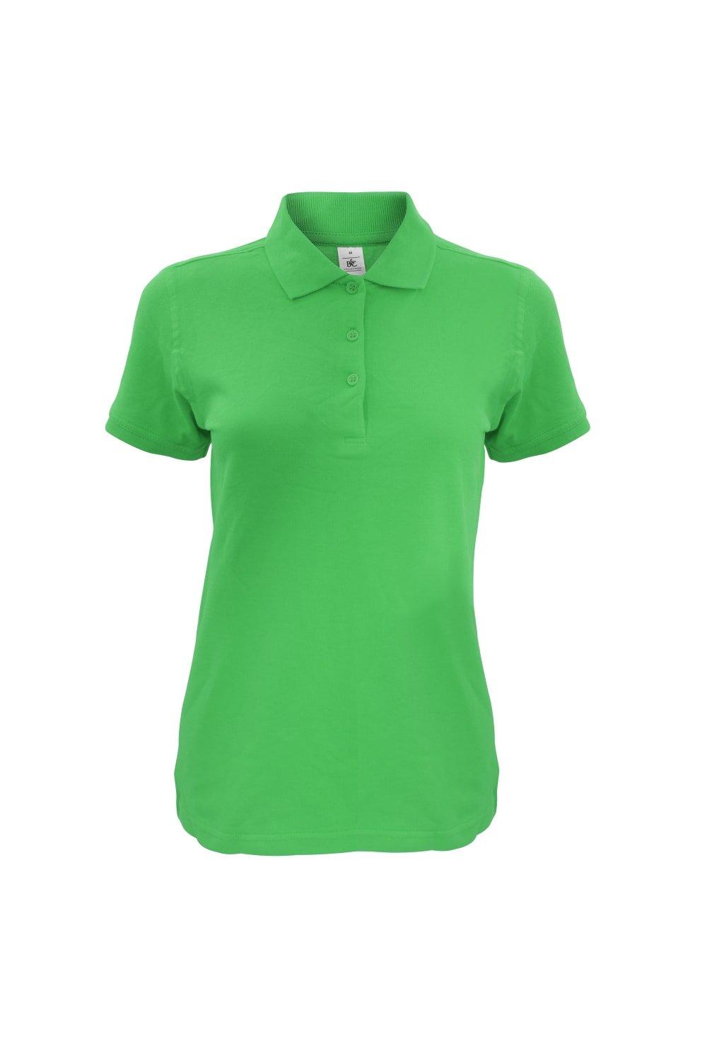 Рубашка-поло Safran Timeless B&C, зеленый