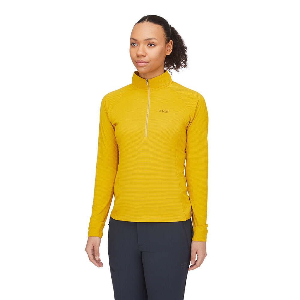 

Спортивный топ Rab Sonic Half-Zip, желтый