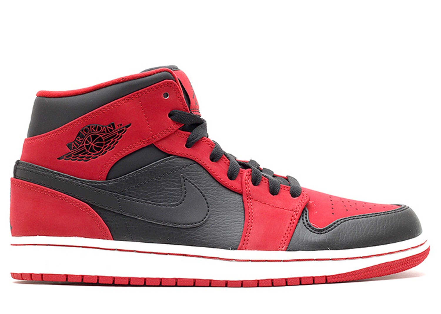 

Кроссовки Air Jordan Air Jordan 1 Mid 'Gym Red Black', черный