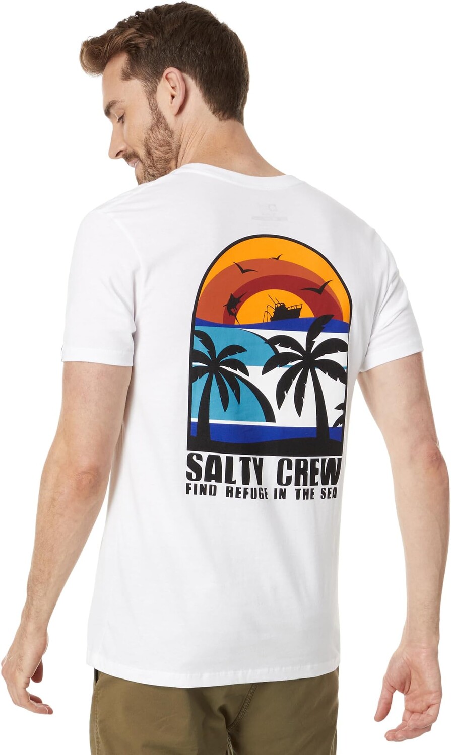 

Футболка Beach Day Premium с короткими рукавами Salty Crew, белый