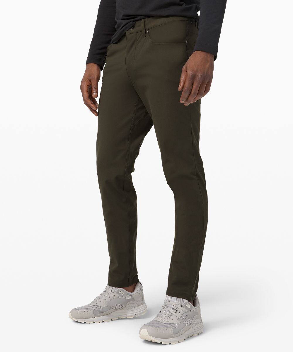 

Брюки ABC Slim Fit с 5 карманами Lululemon, оливковый