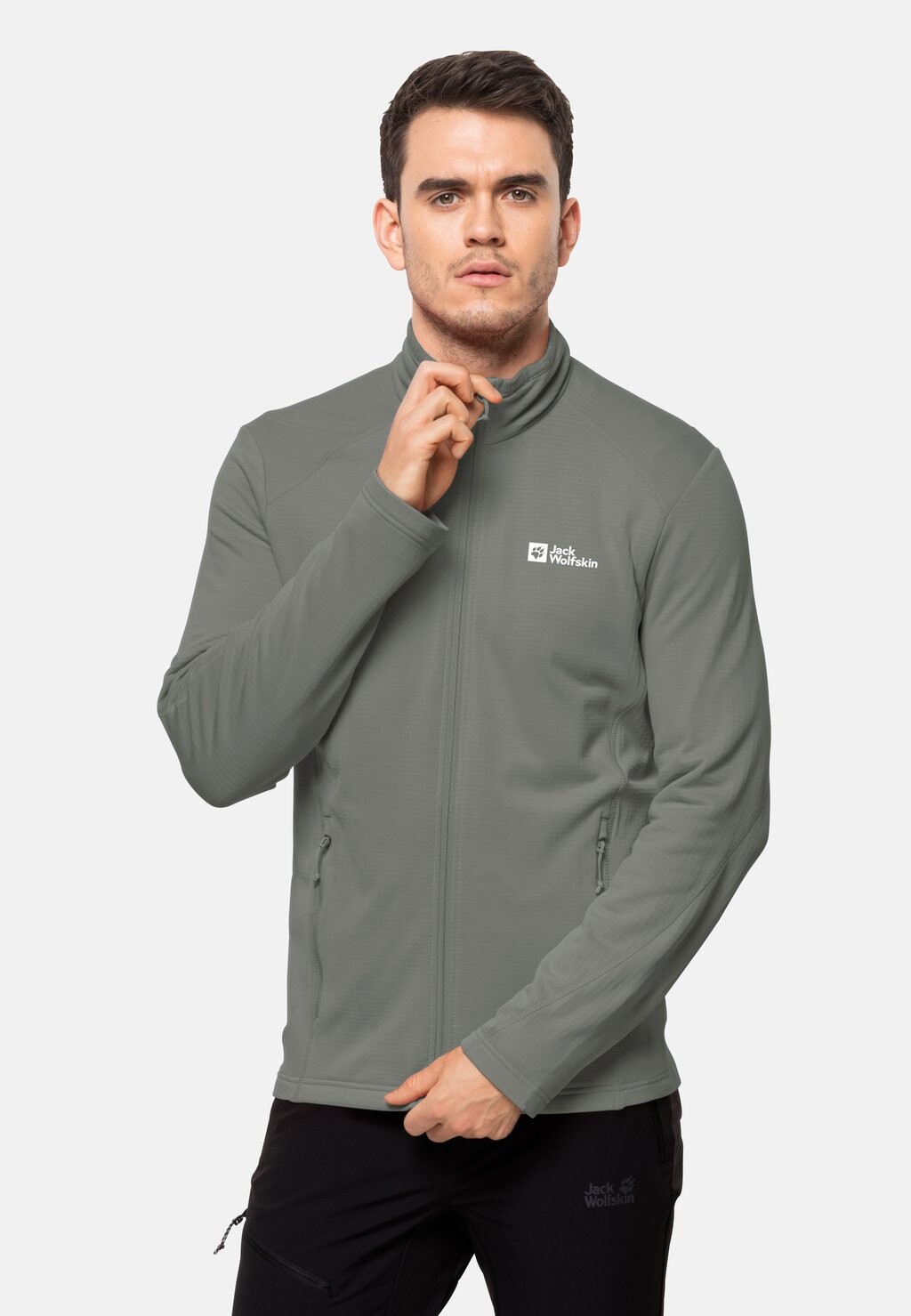

Куртка тренировочная KOLBENBERG FZ Jack Wolfskin, цвет gecko green
