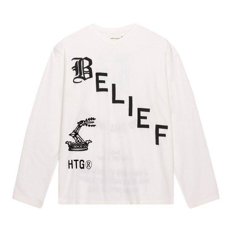 

Лонгслив Honor The Gift Belief Long-Sleeve Tee 'White', белый