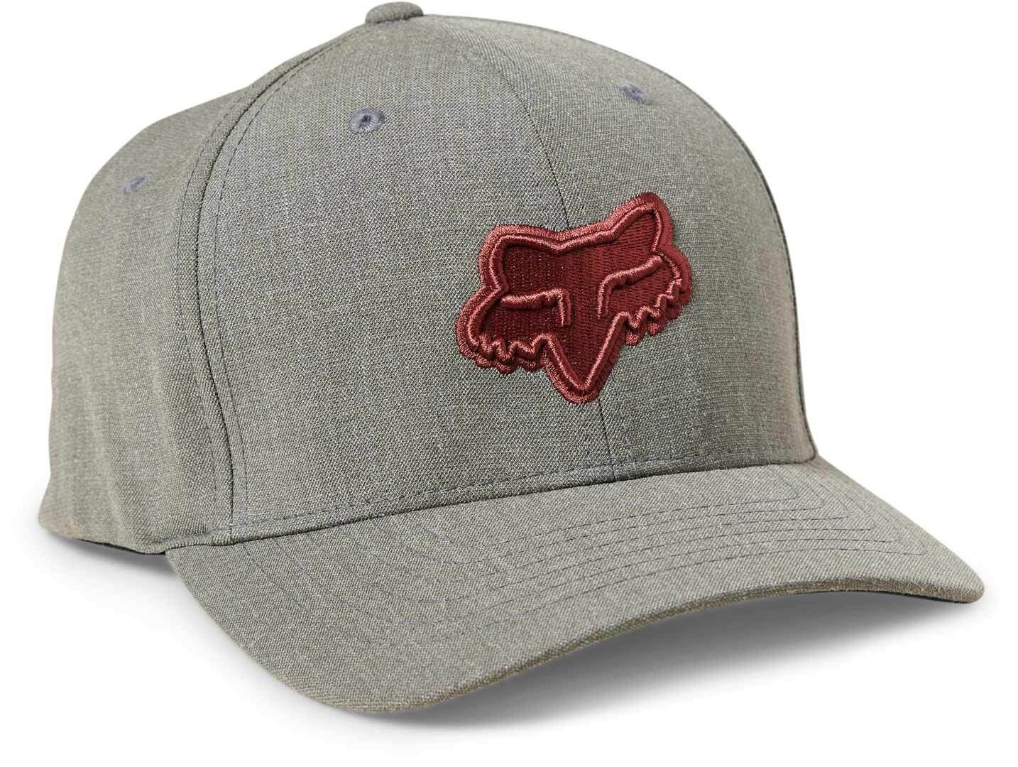 

Кепка FOX Transposition Flexfit, серый/красный