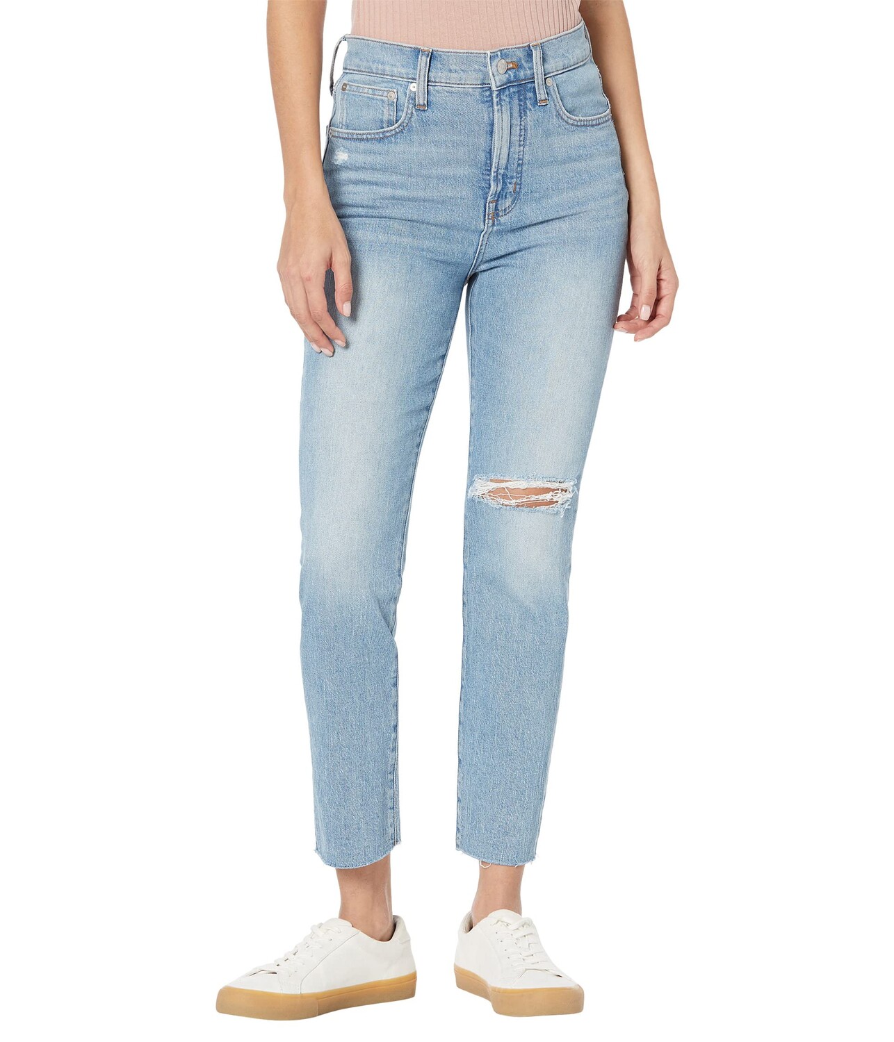 

Джинсы Madewell, The Perfect Vintage Jean in Coney Wash: Destroyed Edition